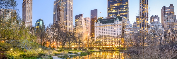 Metropolis Apartments New York City Central Park New York City At Dusk